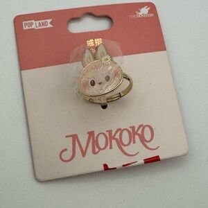Pop Mart EXCLUSIVE Labubu Mokoko adjustable ring